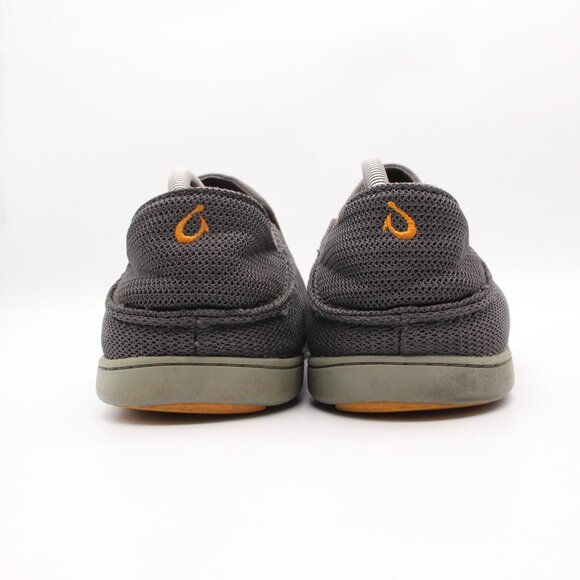 Olukai Nohea Mesh Loafers Sneakers Shoes Men\'s Size 11 Gray Casual Slip On